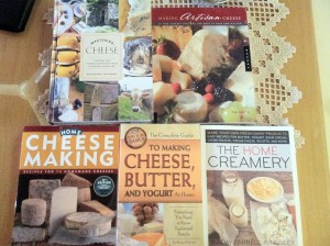 Livros sobre como fabricar queijos, iogurtes e outros derivados de leite