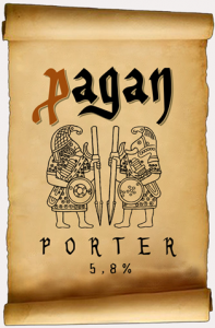 Rótulo da nova Pagan Porter