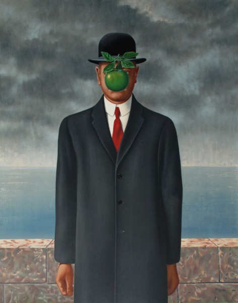 Quadro Le fils de homme de Rene Magritte