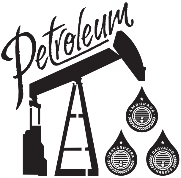 Arte da sacola dos kits da Petroleum com madeira